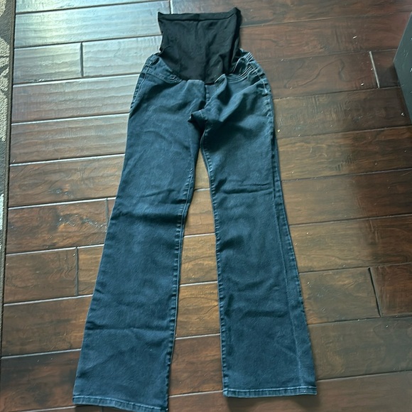 Jessica Simpson Maternity Denim black long jeans in size Small - Picture 1 of 3